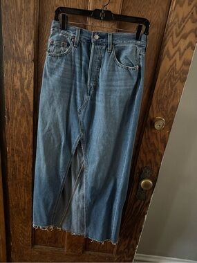 Levi’s Denim Maxi Skirt